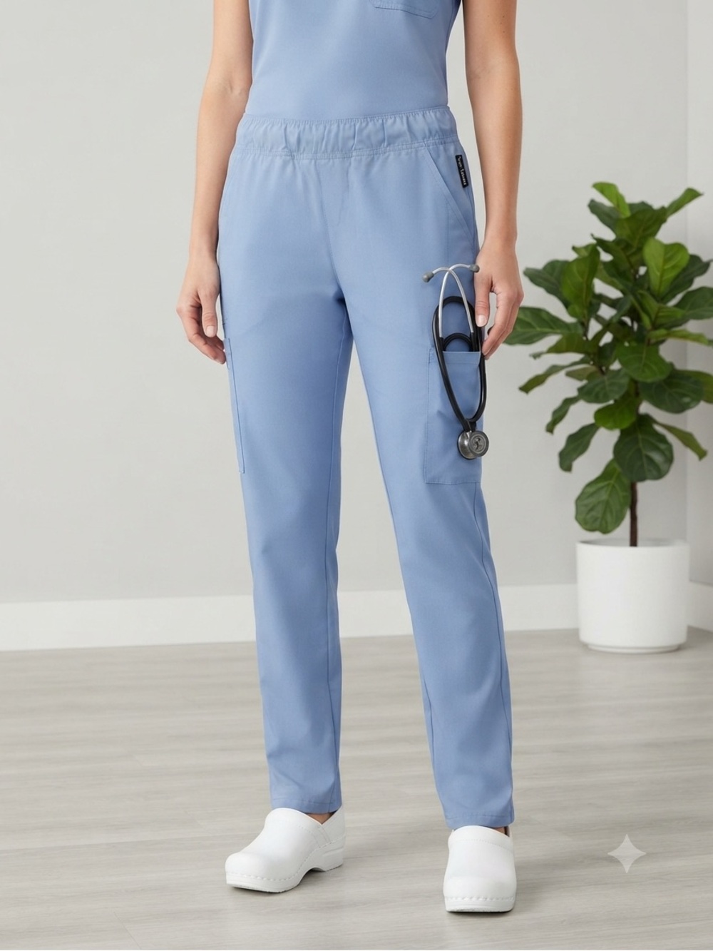 Vince Camuto • Women’s Mid-rise Cargo Utility Medical Scrub Pants